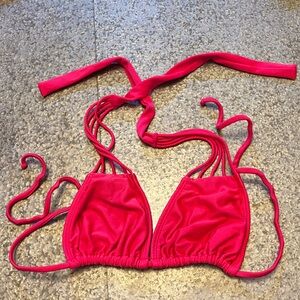 Luli Fama Women’s Corral Triangle Bikini Top Size Medium MSRP $74 Like New!
